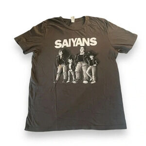 Men’s Dragon Ball Z Saiyans Graphic Tee Large | Bella + Canvas 100% Cotton